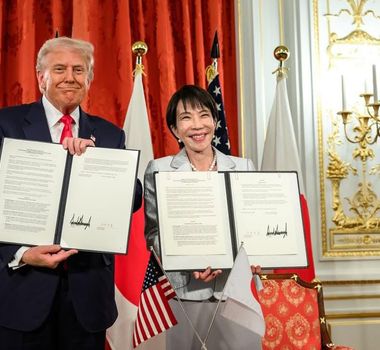 Imagem - Trump elogia nova premiê do Japão e diz que EUA são 'aliados no mais alto nível'