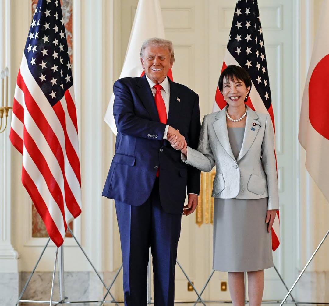 Imagem - Trump e premiê japonesa se encontram com familiares de sequestrados pela Coreia do Norte