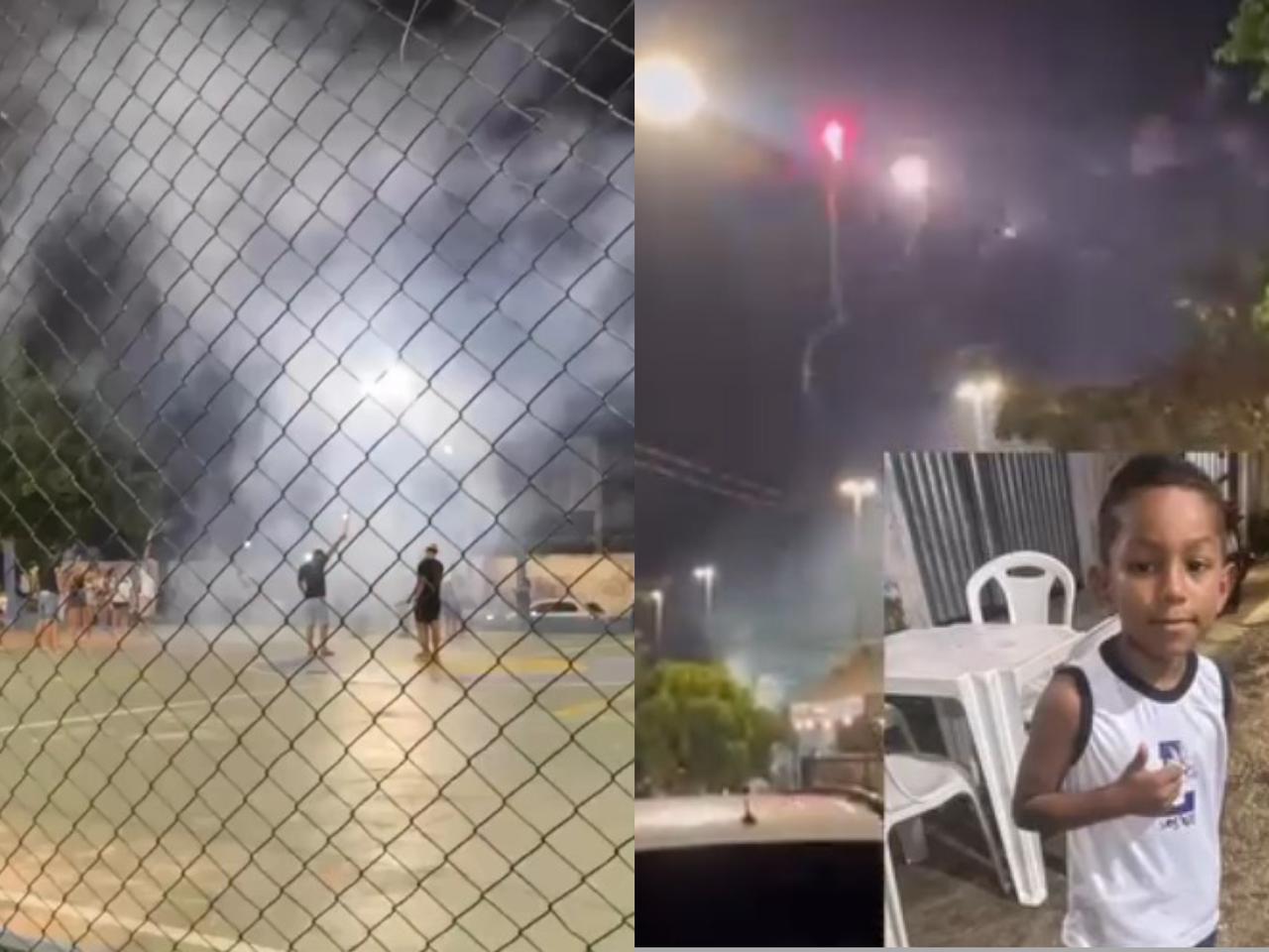 Moradores do bairro da Marambaia prestam homenagem ao pequeno Paulo Guilherme