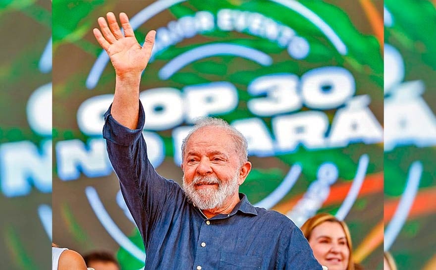 O presidente do Brasil, Luiz Inácio Lula da Silva.