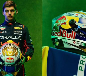 Imagem - Verstappen revela capacete especial com cores do Brasil para o GP de São Paulo