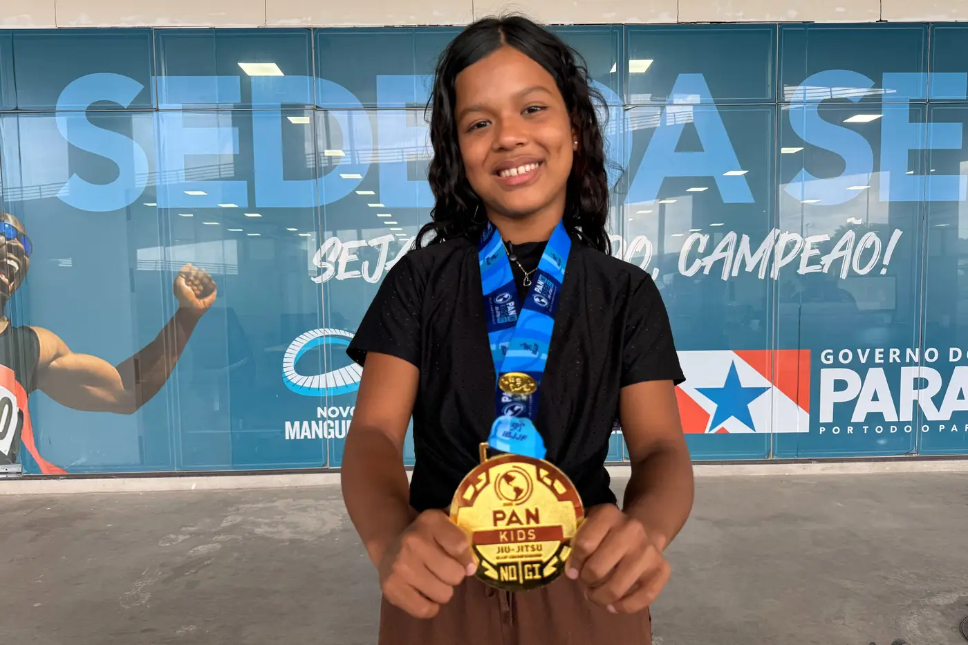 Representando o Pará na categoria Infantojuvenil 3, acima de 48 kg, Andressa conquistou o título mundial com destaque e emoção