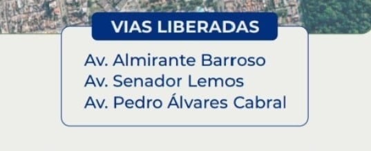 Vias liberadas