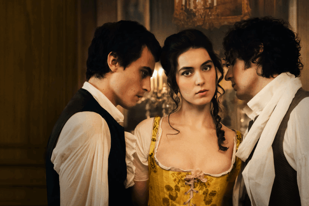 “The seduction” acompanha a marquesa de Merteuil que decide se tornar a cortesã mais influente de Paris após uma traição (Imagem: Reprodução digital | HBO Max)