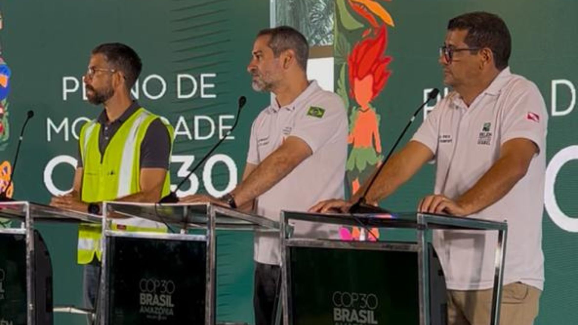 O evento contou com a apresentação de representantes da Secretaria Extraordinária para a COP30 (Secop), do Governo do Estado e da prefeitura de Belém.