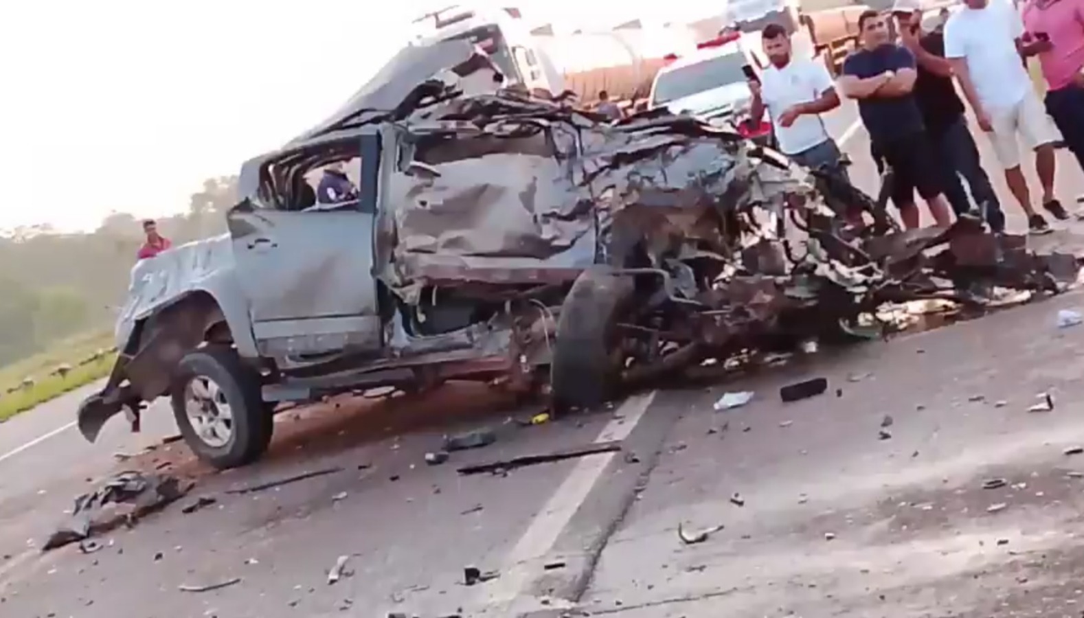 Imagem - Vídeo: acidente grave em Castanhal deixa vítimas presas nas ferragens