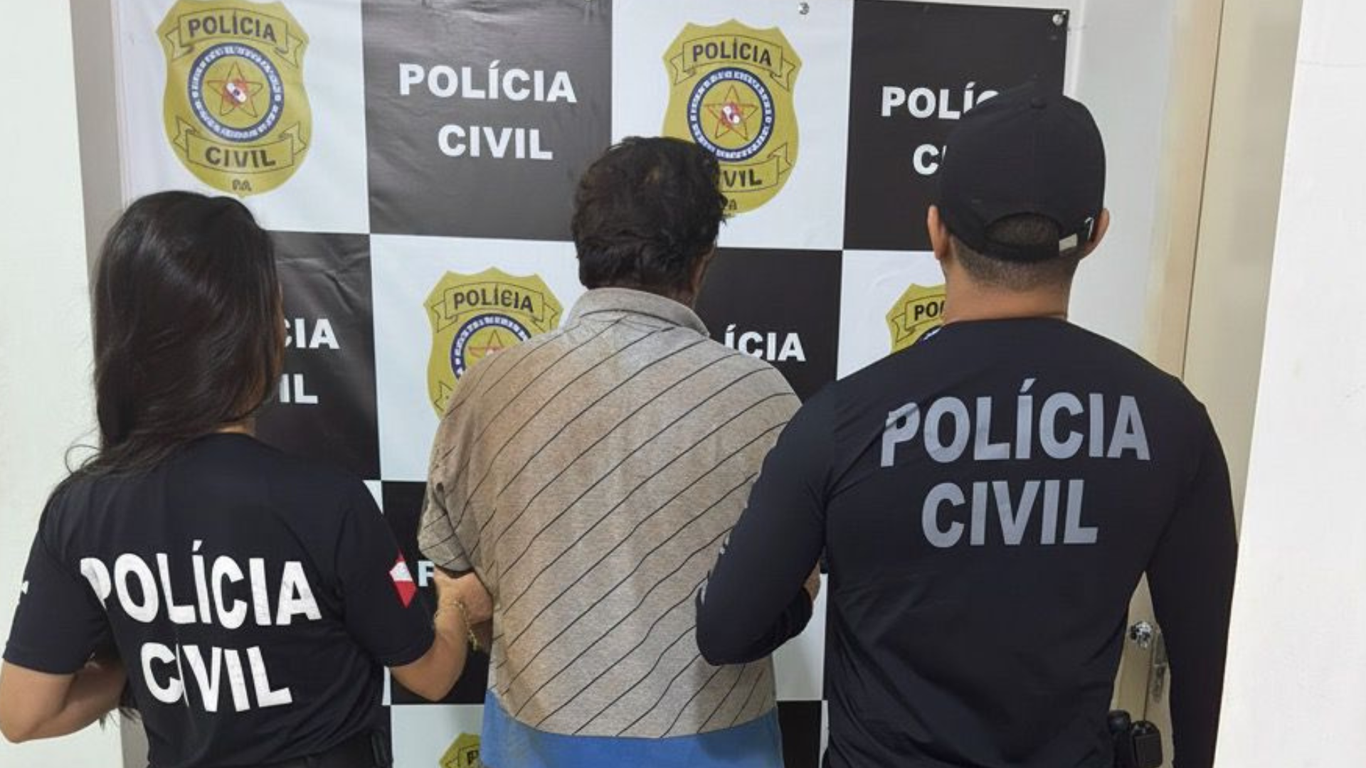Suspeito efetuou disparos de arma de fogo na casa da família e foi detido em flagrante pela Polícia Civil; ninguém ficou ferido