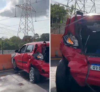Imagem - Vídeo: acidente deixa trânsito lento na Avenida Júlio César, em Belém