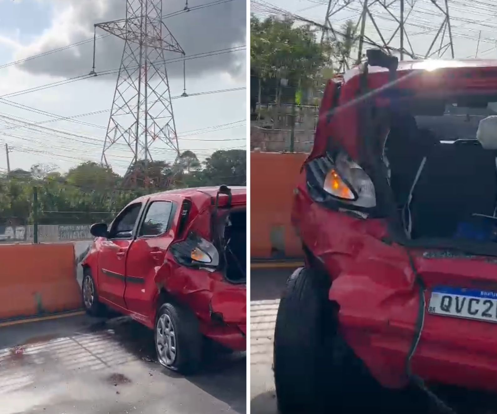 Acidente na Júlio César - 