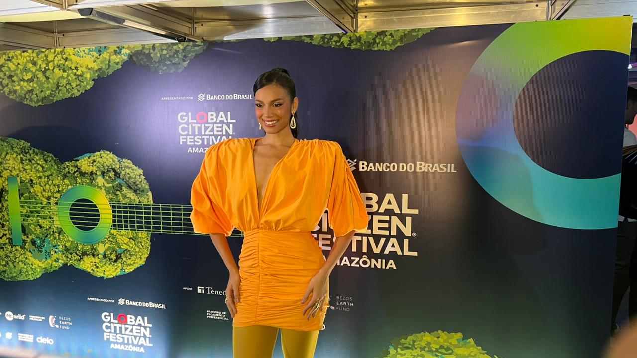Alane Dias no Global Citizen Festival Amazônia, em Belém