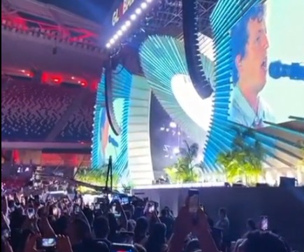 Apresentação do cantor e compositor norte-americano Charlie Puth no Global Citizen, em Belém. 