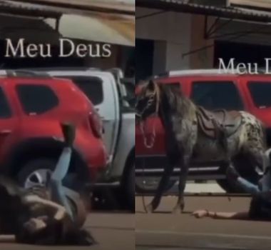 Imagem - Menina sofre grave acidente durante cavalgada em Altamira