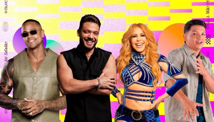 Wesley Safadão, Léo Santana, Joelma e Marcynho Sensação comandam o ‘Bloco Vai Safadão’ em Belém