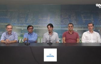 Roger Aguilera apresenta em vídeo nova comissão de futebol do Paysandu; confira