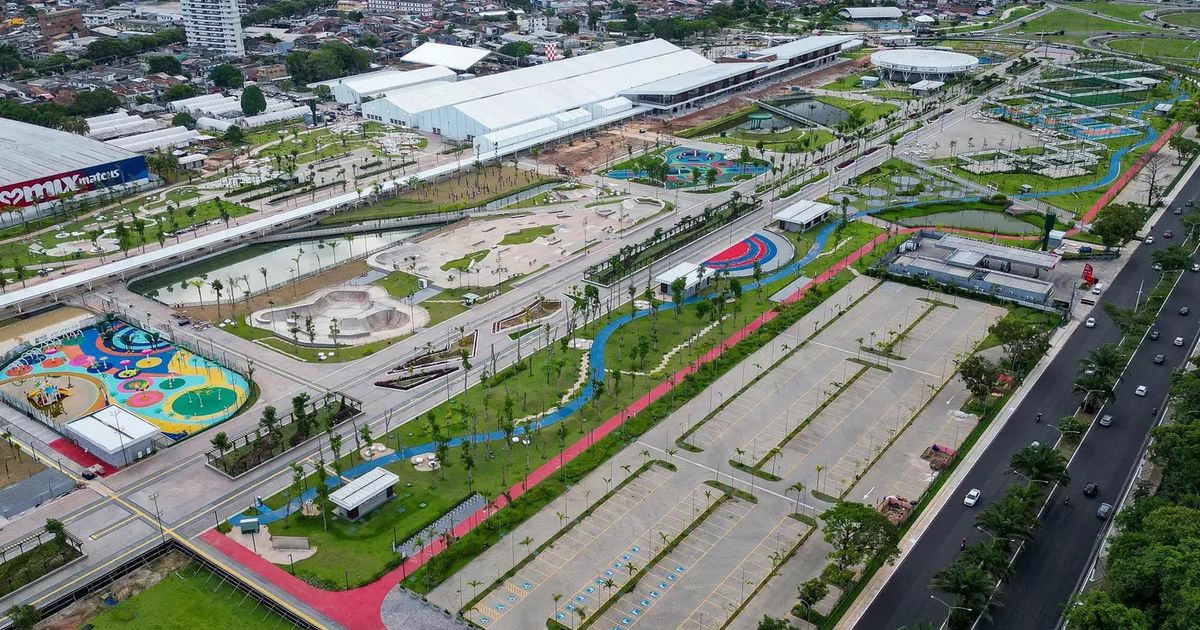 Parque da Cidade, em Belém.