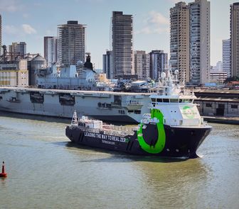 Imagem - Navio Green Pioneer chega a Belém para divulgar uso de amônia como combustível