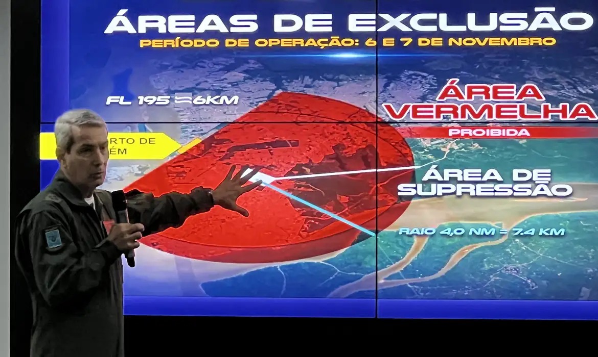 Autorização das aeronaves na área do evento será submetida à FAB