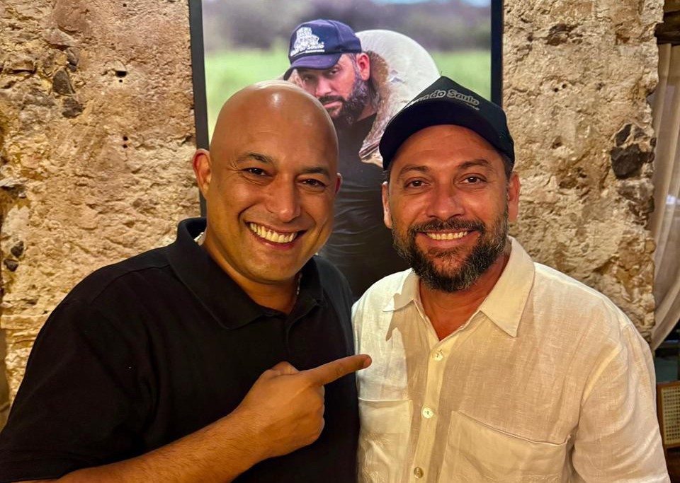 Gaetano Lops, Ceo da GAEL, e o chef Saulo Jennings