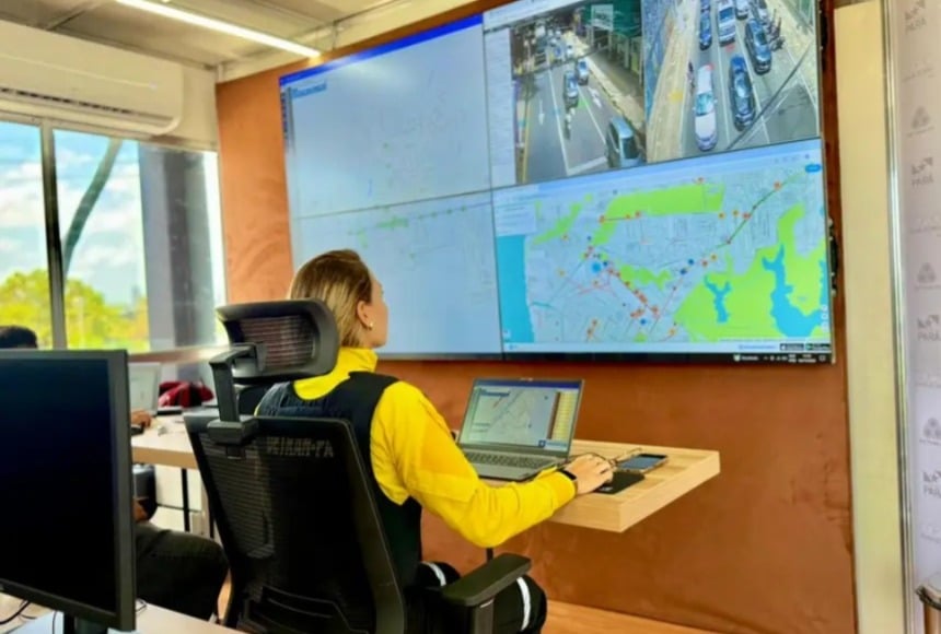 Imagem - Estado inicia monitoramento da Central de Trânsito da COP30 em Belém