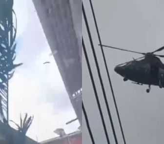 Imagem - Exército diz que sobrevoo que danificou imóvel era parte de treinamento