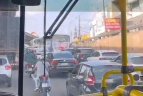A Avenida Almirante Barroso segue com trânsito intenso nesta quarta-feira (5).