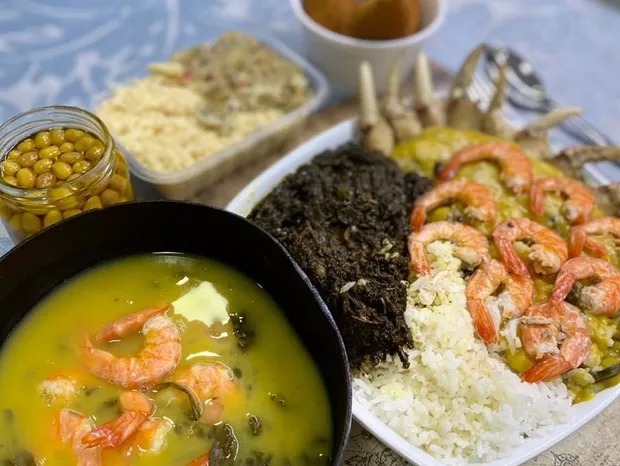 Pratos típicos paraenses.