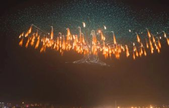 China quebra recorde mundial ao lançar 16 mil drones em voo sincronizado