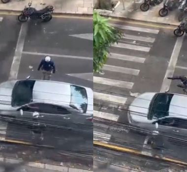 Imagem - Vídeo: agente da PRF flagrados abordando agressivamente motorista