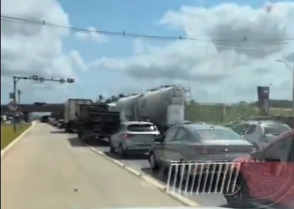 Imagem - Vídeo: saída de Belém enfrenta trânsito intenso nesta quinta-feira