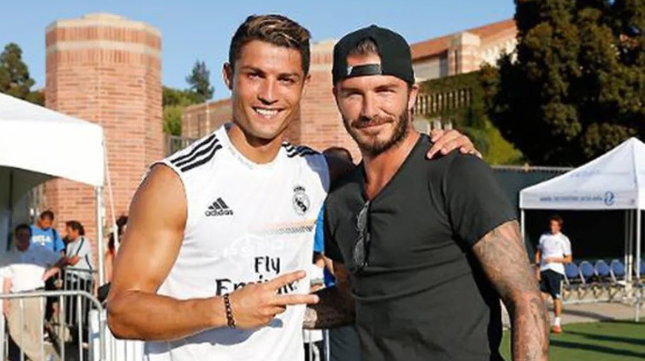 CR7 e David Beckham -