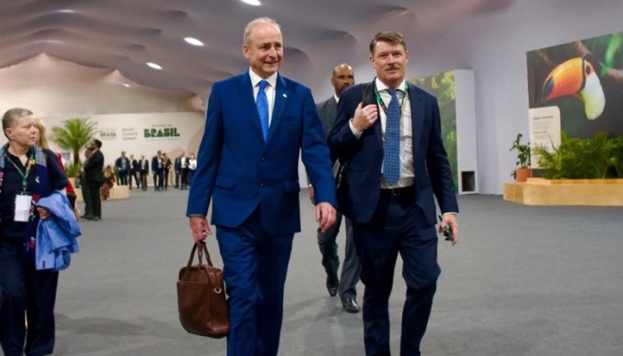 Em Belém, primeiro-ministro da Irlanda apoia fundo “Floresta Tropical para Sempre” e cobra mais liderança climática

