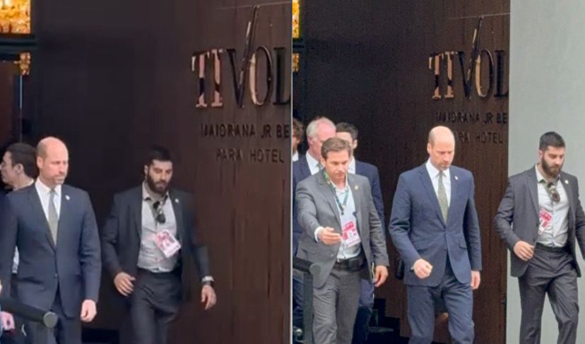 O herdeiro do trono britânico escolheu o hotel Tivoli Maiorana para se hospedar na capital paraense.