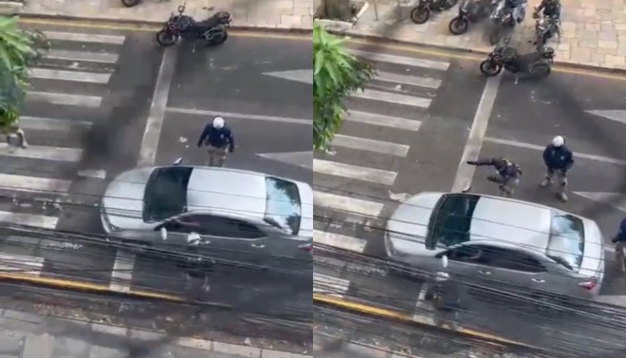 Imagem - Vídeo: agente da PRF flagrados abordando agressivamente motorista