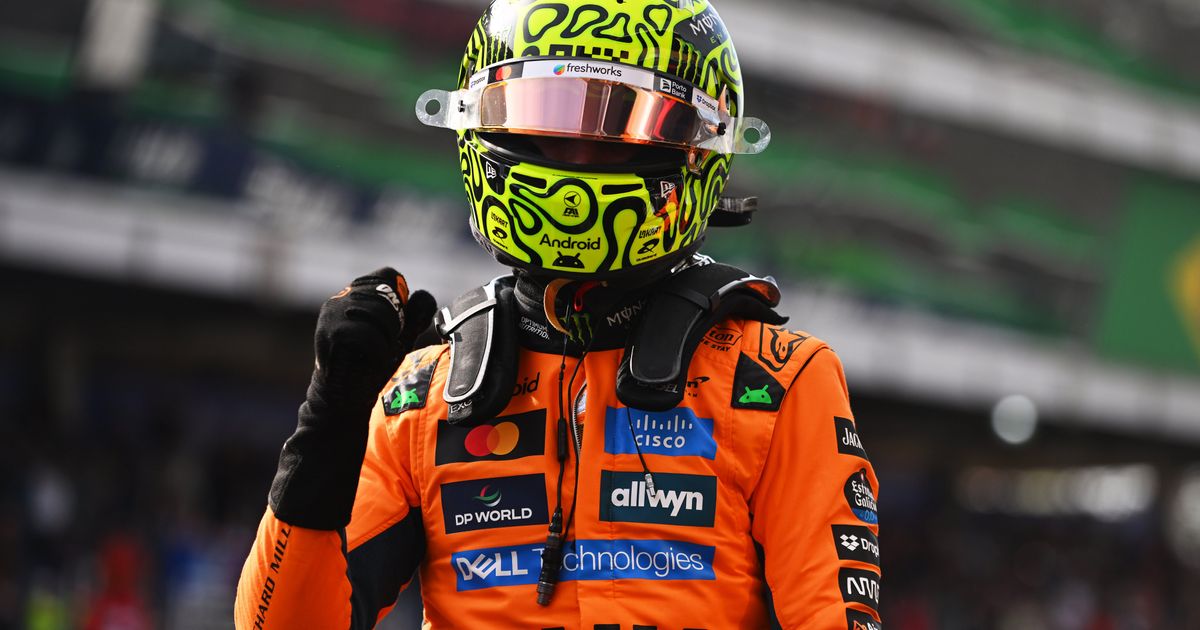 Líder do campeonato, Lando Norris larga na frente na corrida sprint