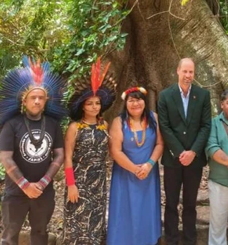 Imagem - Príncipe William encerra visita a Belém com plantio simbólico no Museu Goeldi