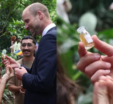 Imagem - Ativista paraense entrega perfume nas mãos de príncipe William; saiba qual é