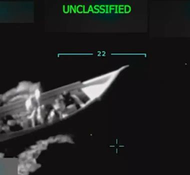 Imagem - EUA faz ataque aéreo contra navio no mar do Caribe; 3 pessoas morreram