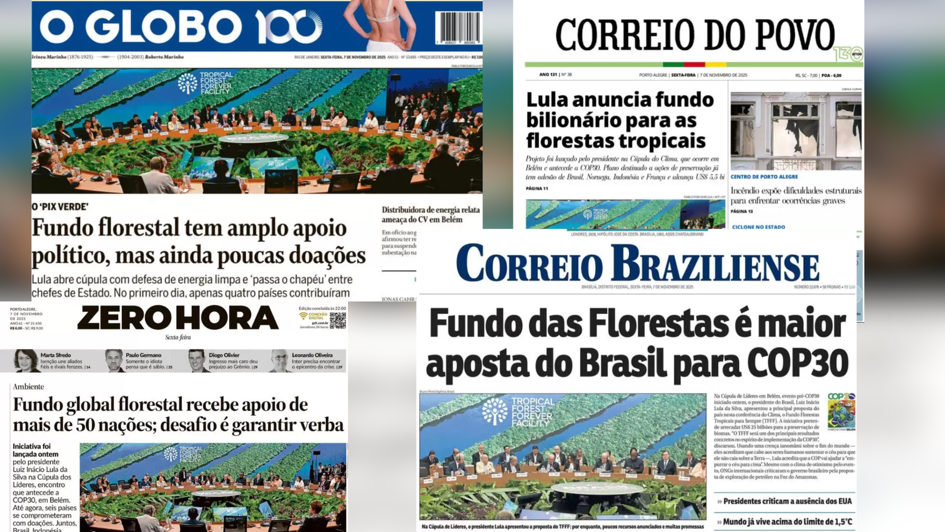 Apoio político ao Fundo Florestas Tropicais para Sempre é tema central, mas doações ainda são tímidas