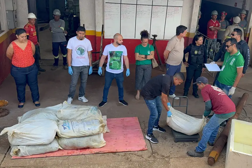 Carga foi apreendida durante operação que também localizou 260 tabletes de drogas; alimento será distribuído a dez entidades filantrópicas