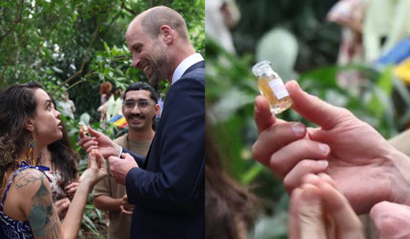 Imagem - Ativista paraense entrega perfume nas mãos de príncipe William; saiba qual é