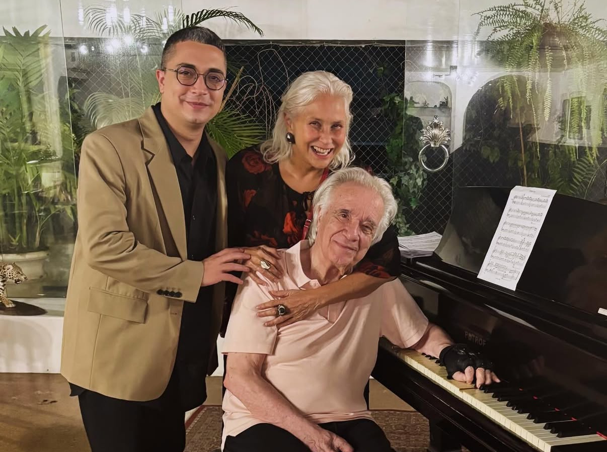 Maestro Joao Carlos Martins, o pianista João Paulo Daibes e Fafá de Belém 