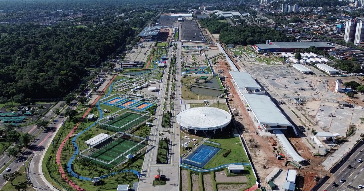 Parque da Cidade, sede da COP30 em Belém.