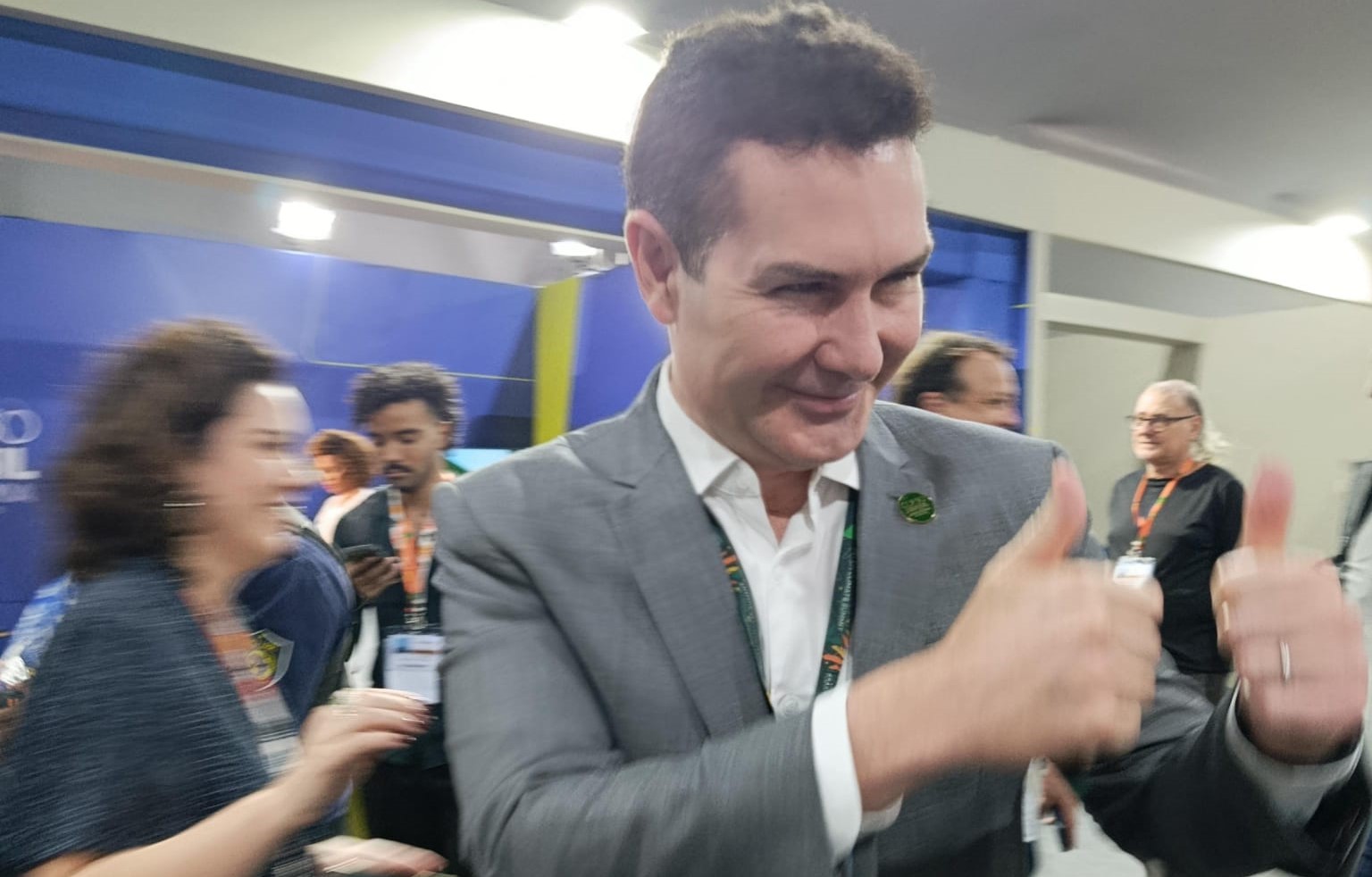 Ministro das Cidades, Jader Filho, em entrevista ao Portal Roma News