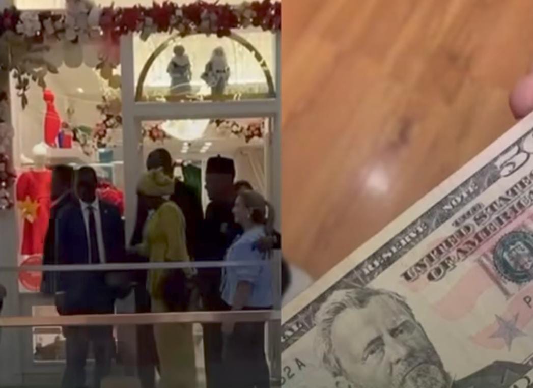 Imagem - Presidente da Nigéria visita shopping em Belém e surpreende vendedoras