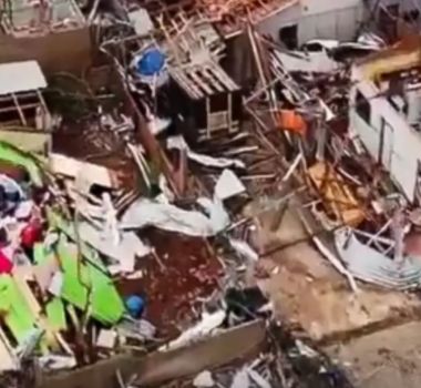 Imagem - Prefeito se assusta após tornado atingir cidade no PR: “nunca vi na minha vida”