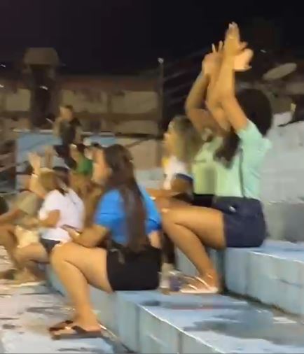 Torcedores do Paysandu aplaudiram o gol do Coxa