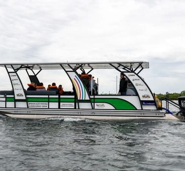 Imagem - Embarcação movida a hidrogênio verde é apresentada durante a COP30 em Belém