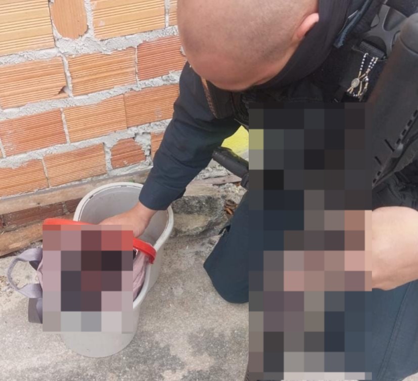 Criança foi resgatada com vida no Distrito Industrial -