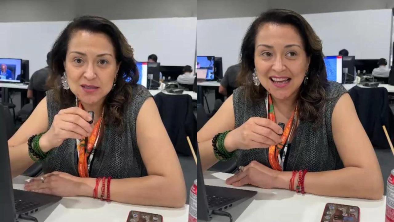 Jornalista de São Paulo na cobertura da COP30 -