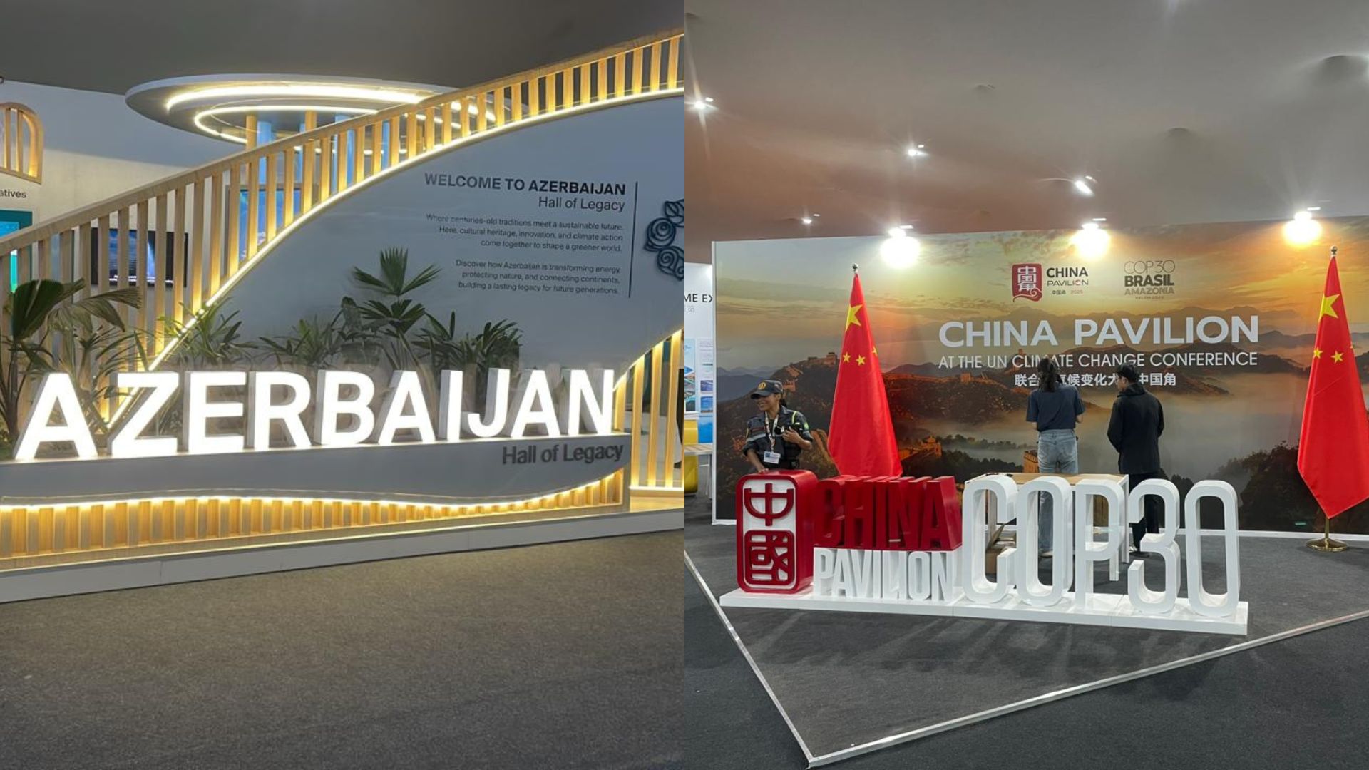 Imagem - Vídeo: China e Azerbaijão chamam atenção com pavilhões movimentados no primeiro dia da COP30 em Belém